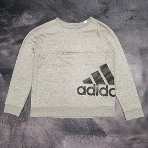 CREWNECK ADIDAS GREY LOGO