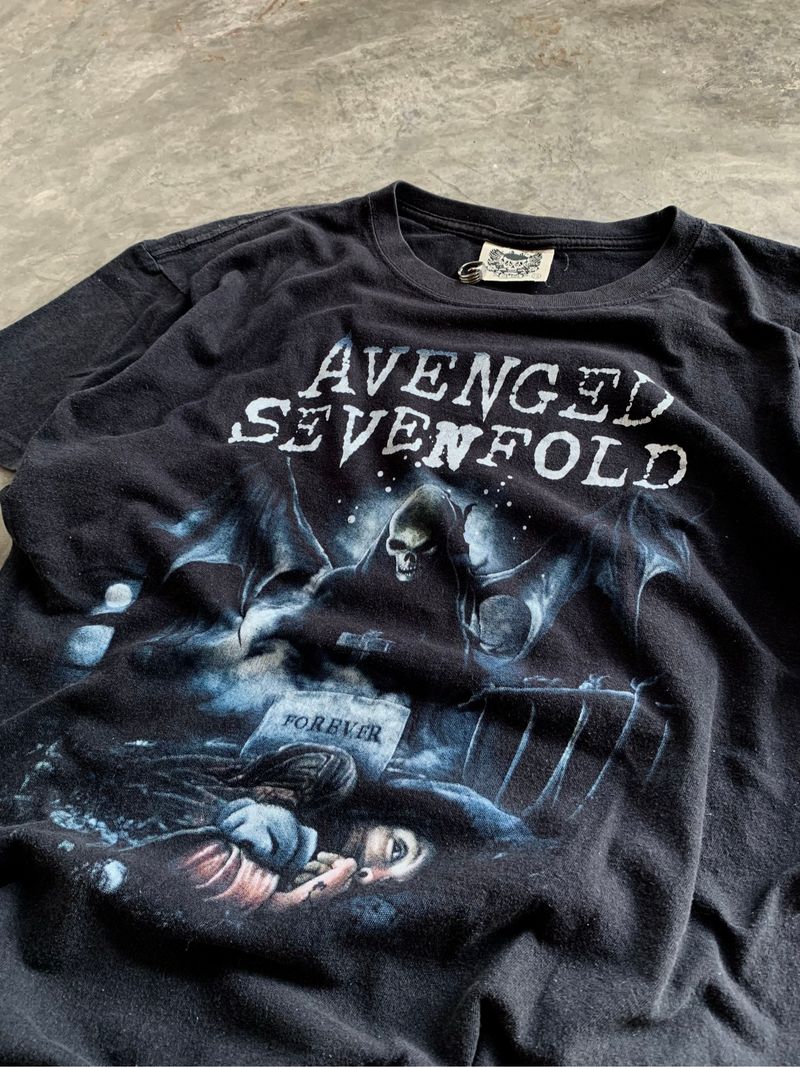 AVENGED SEVENFOLD VTG CONCERT TEE, foto 7