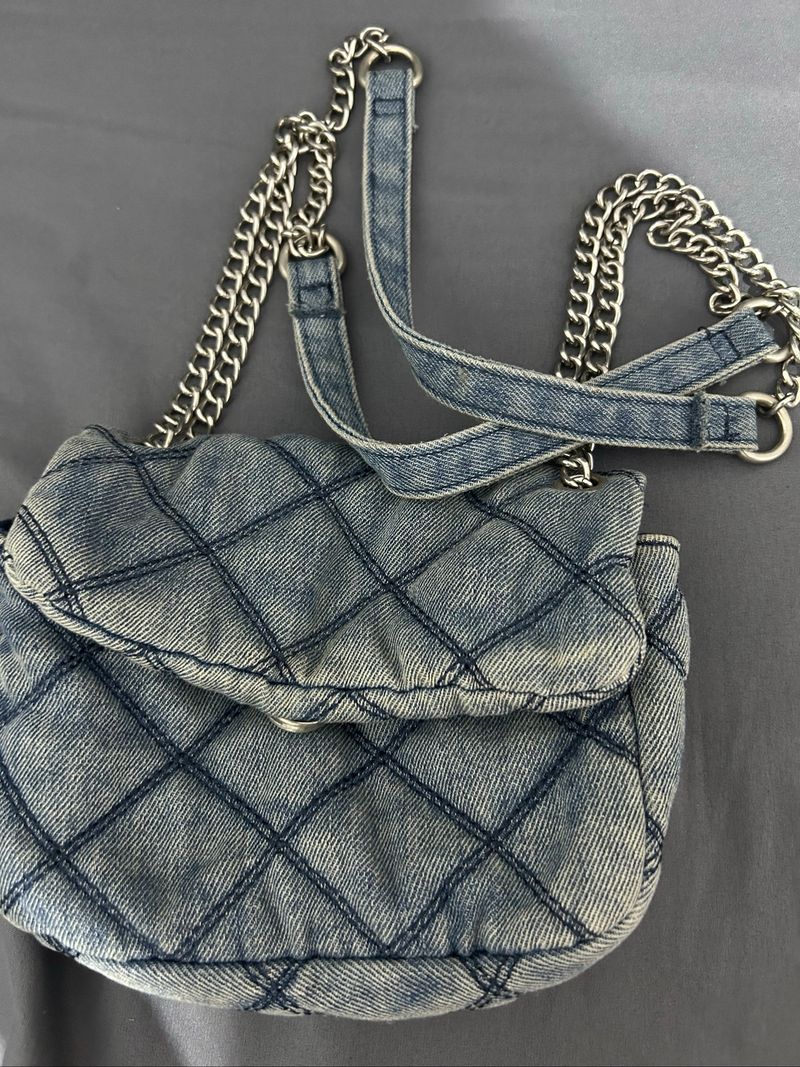 stradivarius denim bag, foto 2
