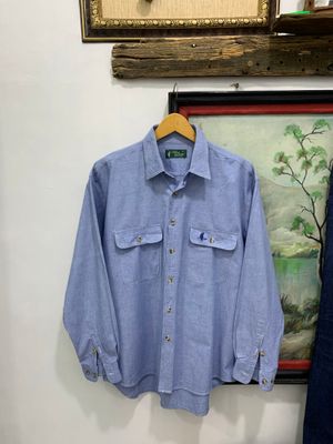 CASTLE BARKERS CHAMBRAY SHIRT Light Blue