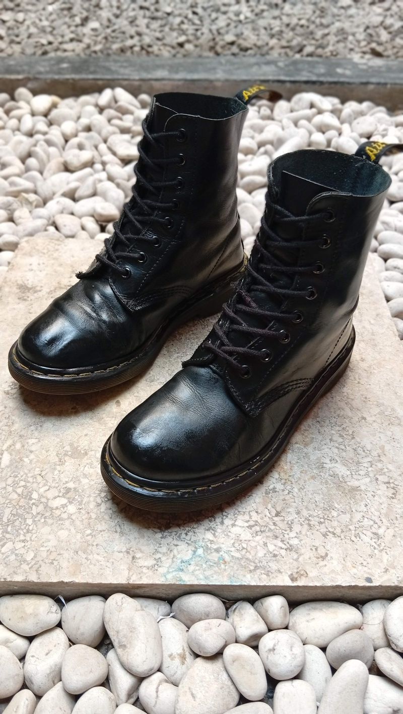 DR MARTENS 1460 Blacksmooth Made in Thailand, foto 6