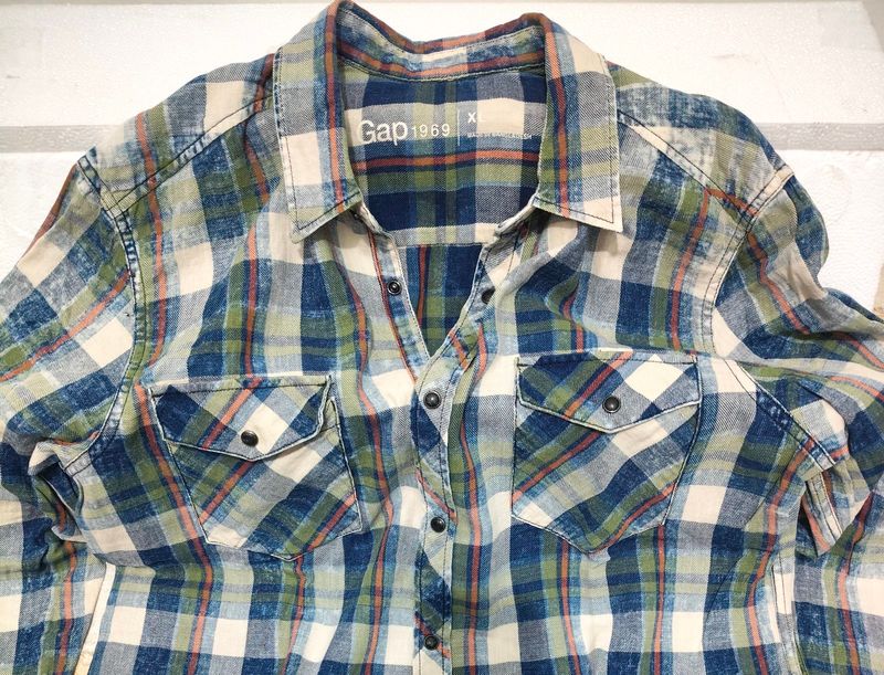 GAP 1969 Vintage Style Plaid Flannel, foto 3