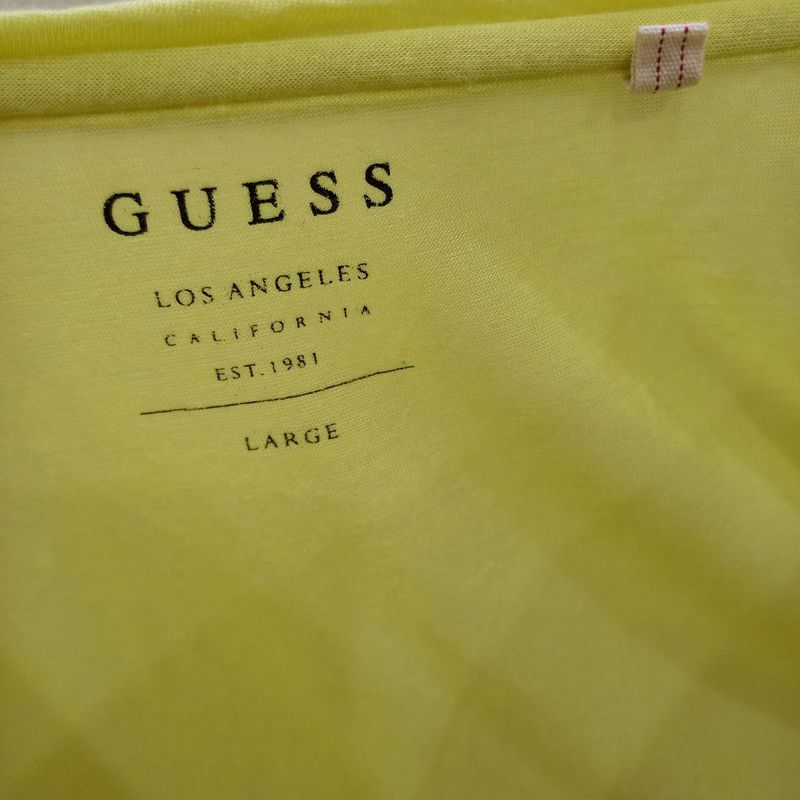 Guess Vintage Yellow Off-Shoulder Top, foto 2