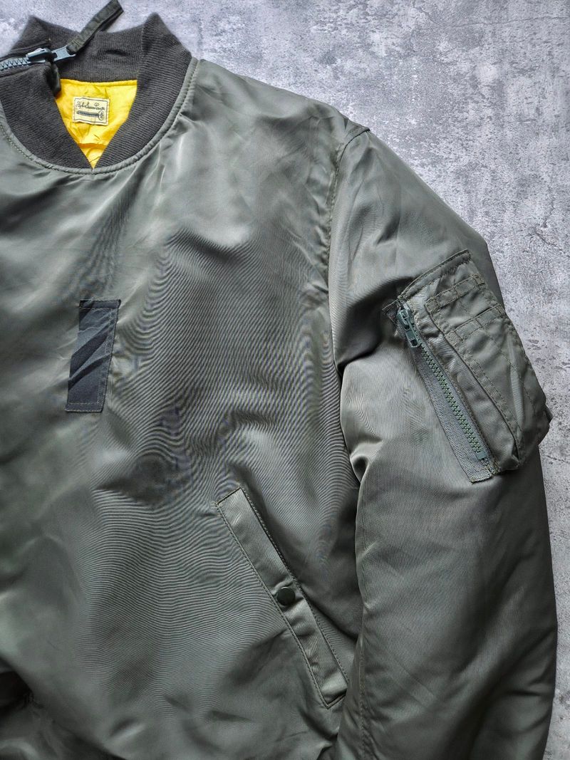High scream center pullover ma-1 bomber jacket, foto 7