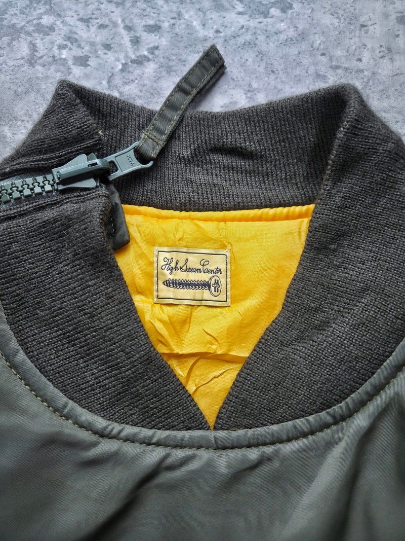 High scream center pullover ma-1 bomber jacket, foto 4