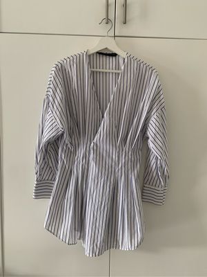 ZARA Minimalist Casual Casual dress Wanita white