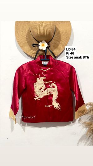 Cheongsam anak cowok 8 th