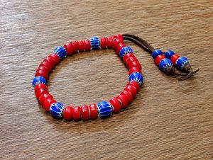 Indonesian White Heart Beads mix Japan Chevron Beads Native