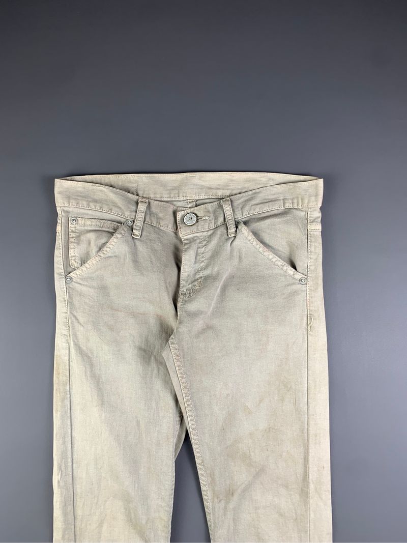 Blue Wash Washed Gray Button Bootcut Jeans (29), foto 6