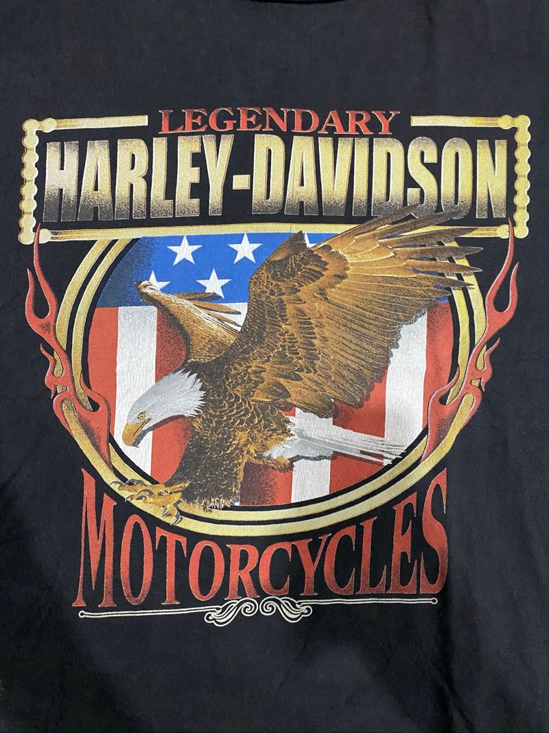 VINTAGE HARLEY-DAVIDSON TEE - LEGENDARY EAGLE, foto 3