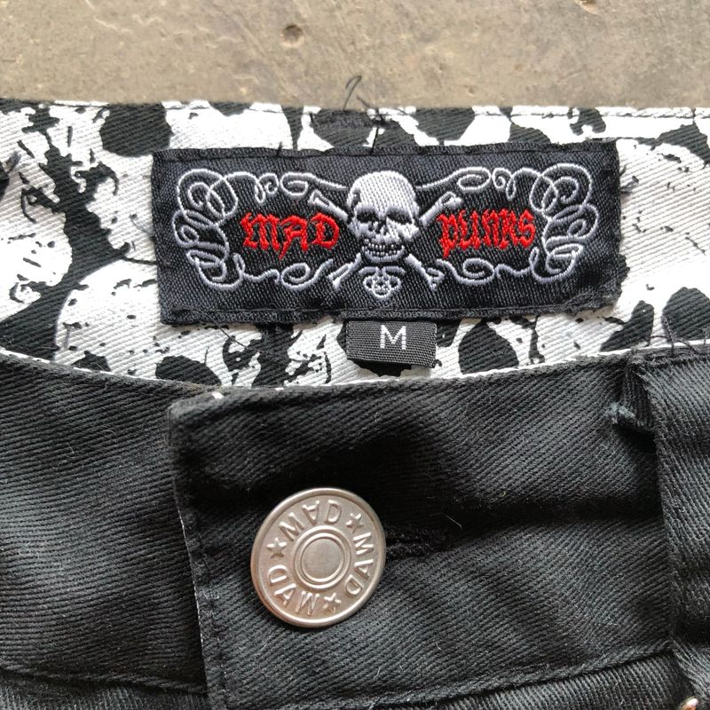 Celana mad punk multizipper flare pants, foto 7