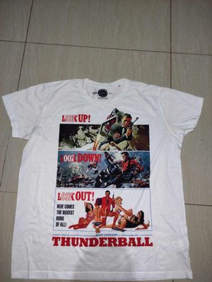 Indie T-shirt Pria white black