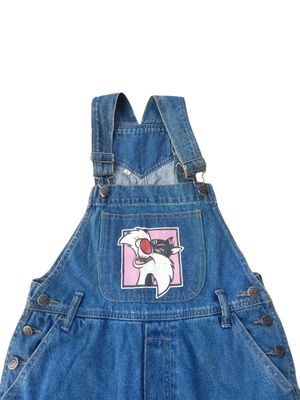 Vintage 90s Overall Looney Tunes
