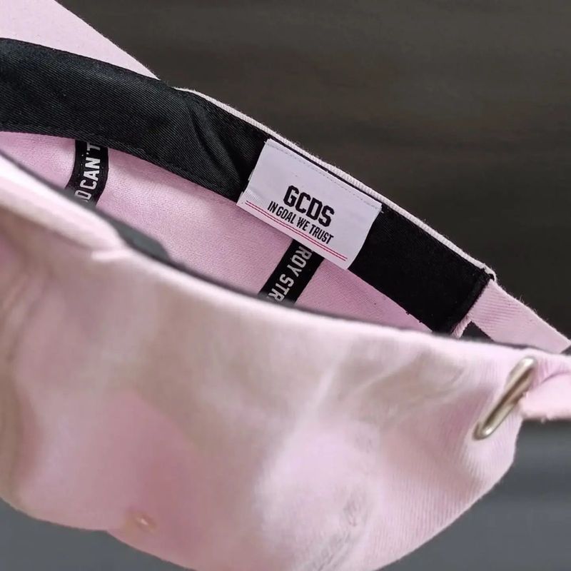 GCDS - Topi Simple Cap Pink Unisex, foto 7