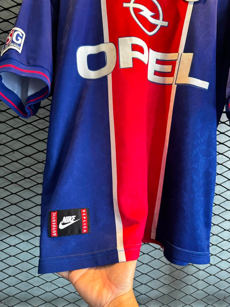 PSG 1995-1996 Home Jersey #10, foto 4