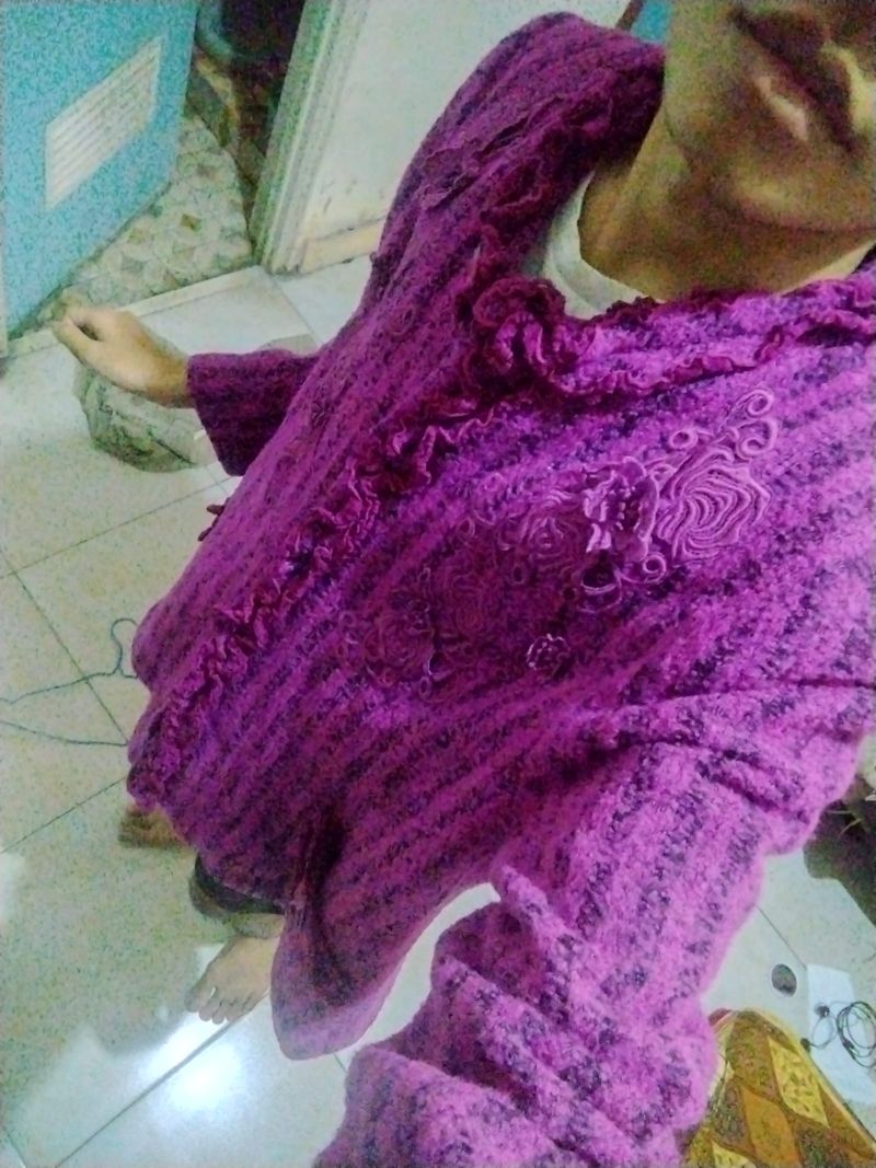 Outer Wool Magenta, foto 2