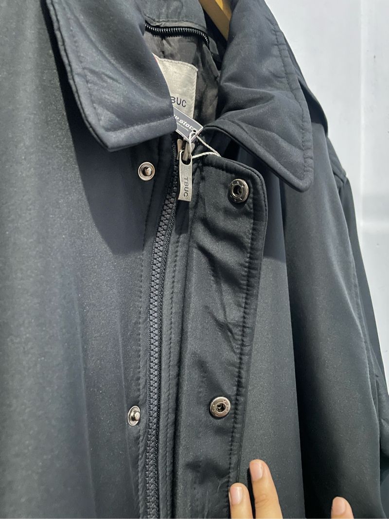 T Buc Minimalist Casual Bomber jacket Pria navy, foto 4