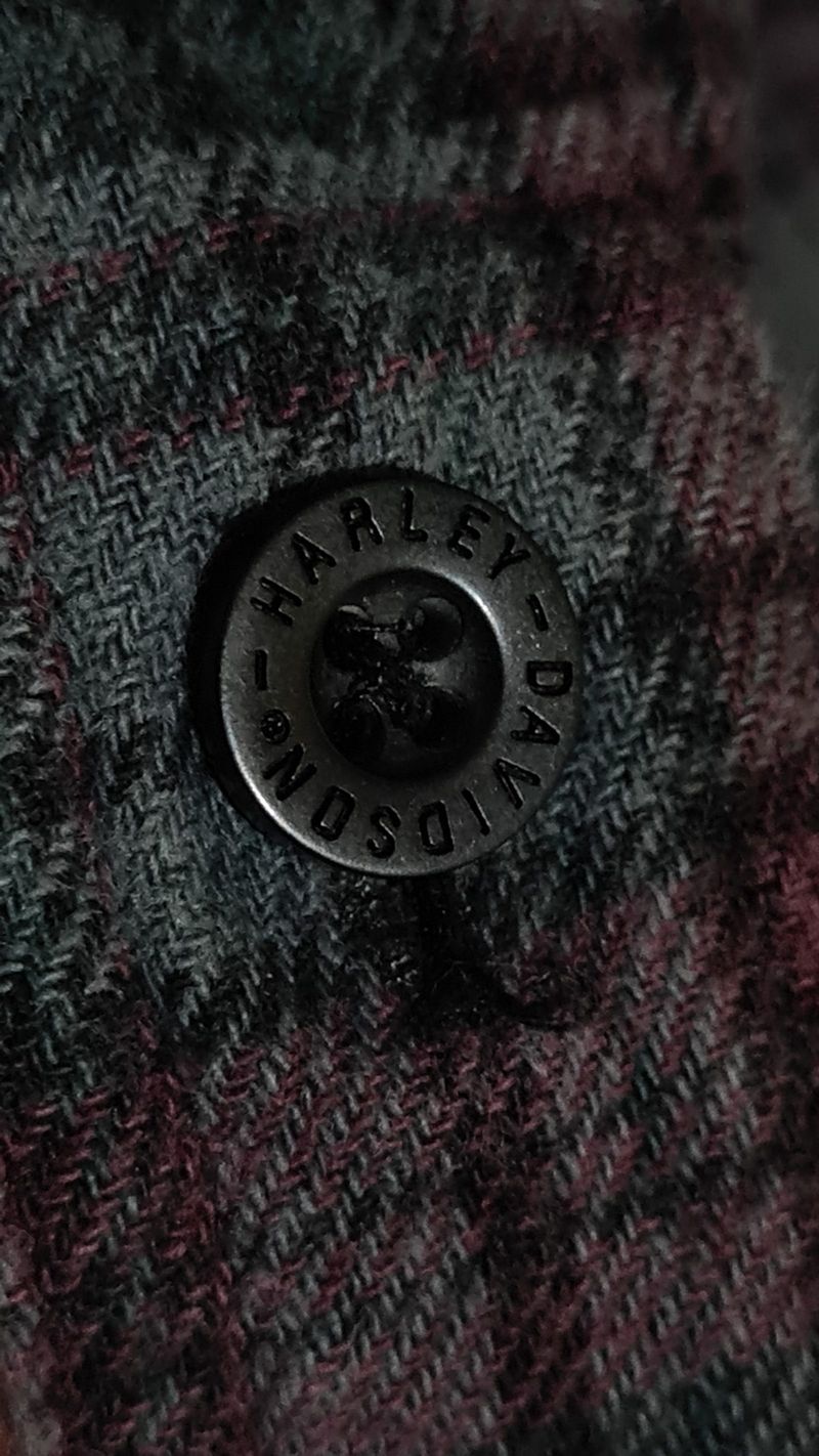 Harley Davidson Flanel Double Pocket, foto 4