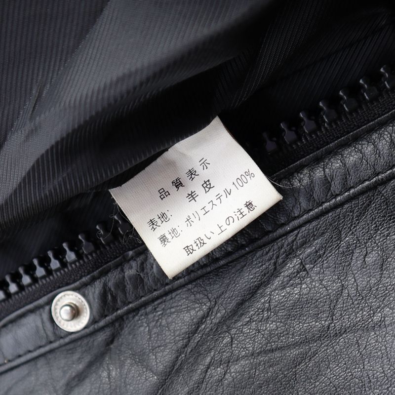 Biker Casual Leather jacket Pria black, foto 5