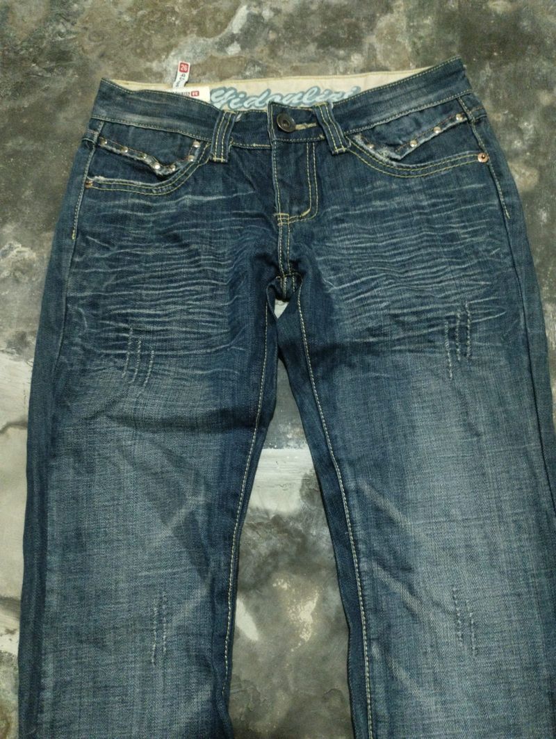 Japanese Brand Boot Cut Denim Pants, foto 4