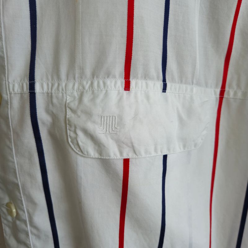 Lanvin Kemeja 2 Pocket Stripe Size L, foto 4
