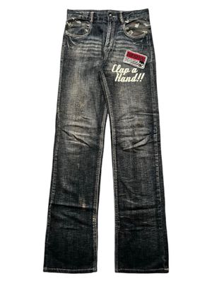Y2K Japan Brand Undercover Style Mudwash Denim