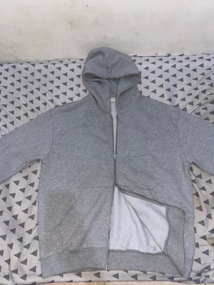 hoodie double zipper
