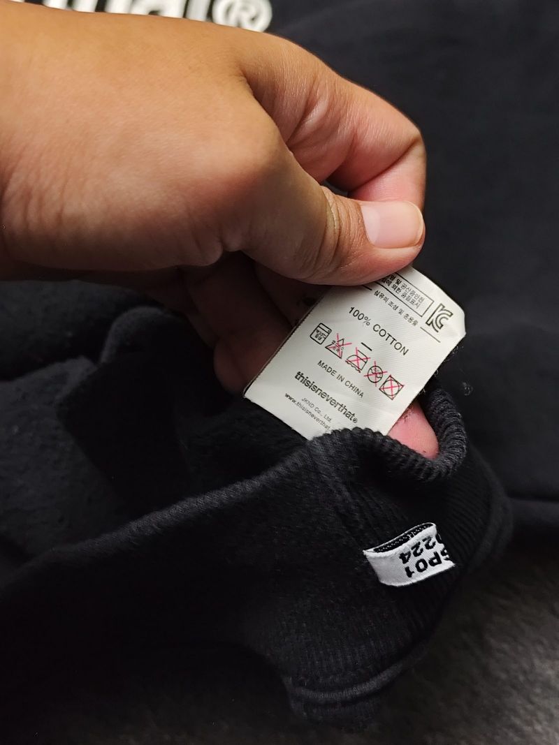 THISISNEVERTHAT T-LOGO CREWNECK SWEATSHIRT, foto 5