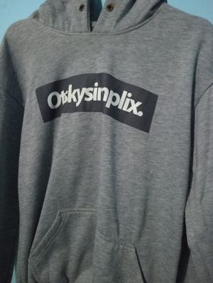 Hoodie Otsky Original Seri Simplix Grey / Abu-Abu - Size M