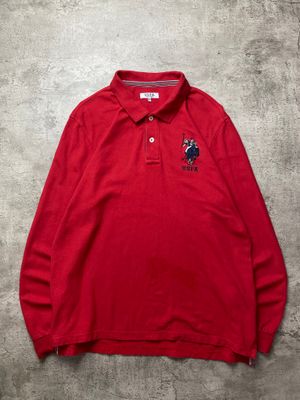 polo longsleeve USPA biglogo