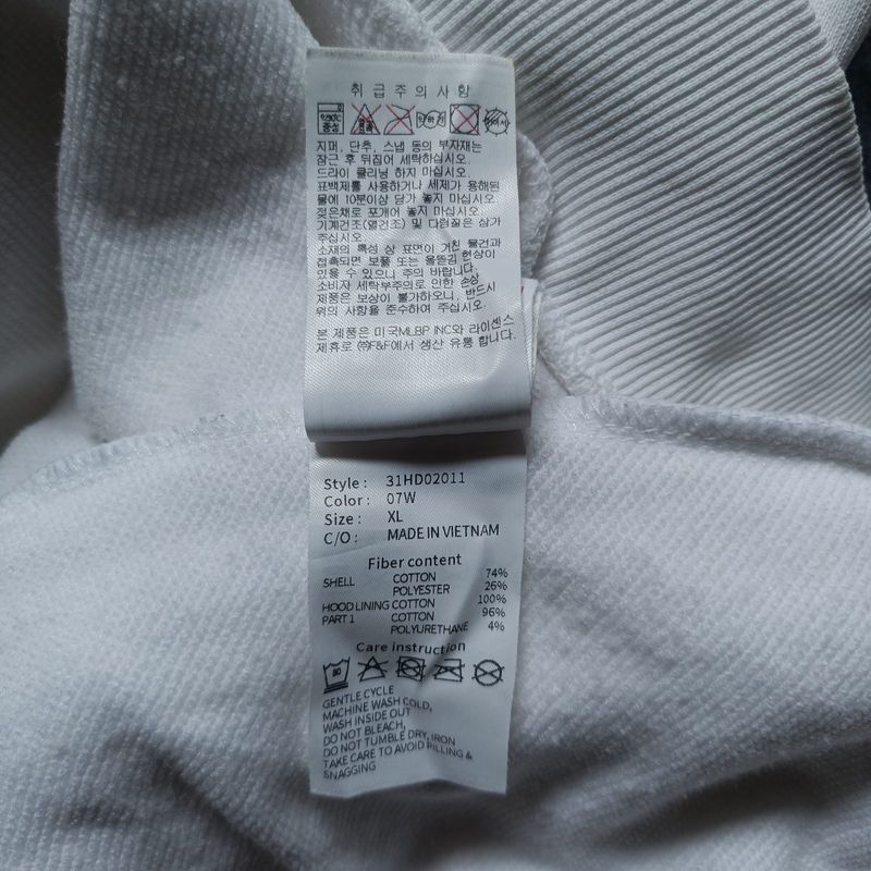 Hoodie MLB LA Putih / White Second Thrift, foto 10