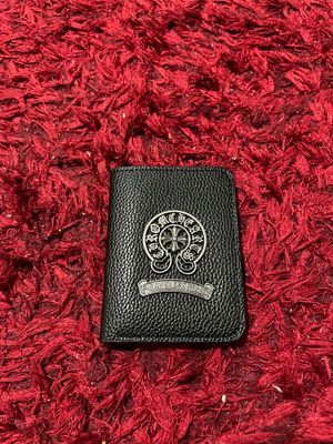 chrome hearts custom logo card holder
