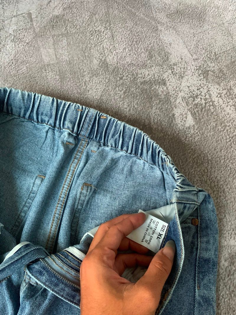 Unknown Denim Light Blue Baggy Fit, foto 4