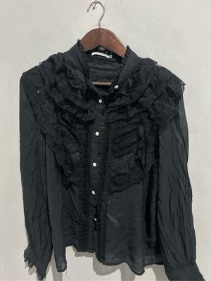 Casual Blouse Wanita black