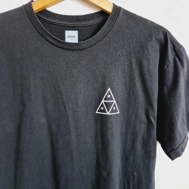 HUF Kaos SS Black Size M, foto 4
