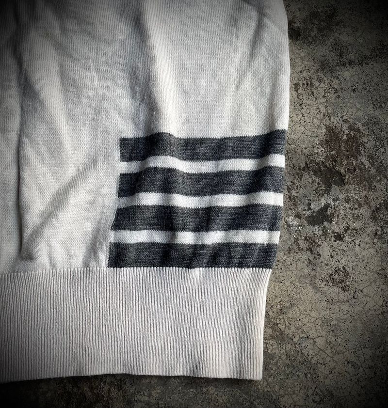 Thom Browne Merino Wol 4 Striped Pocket, foto 3
