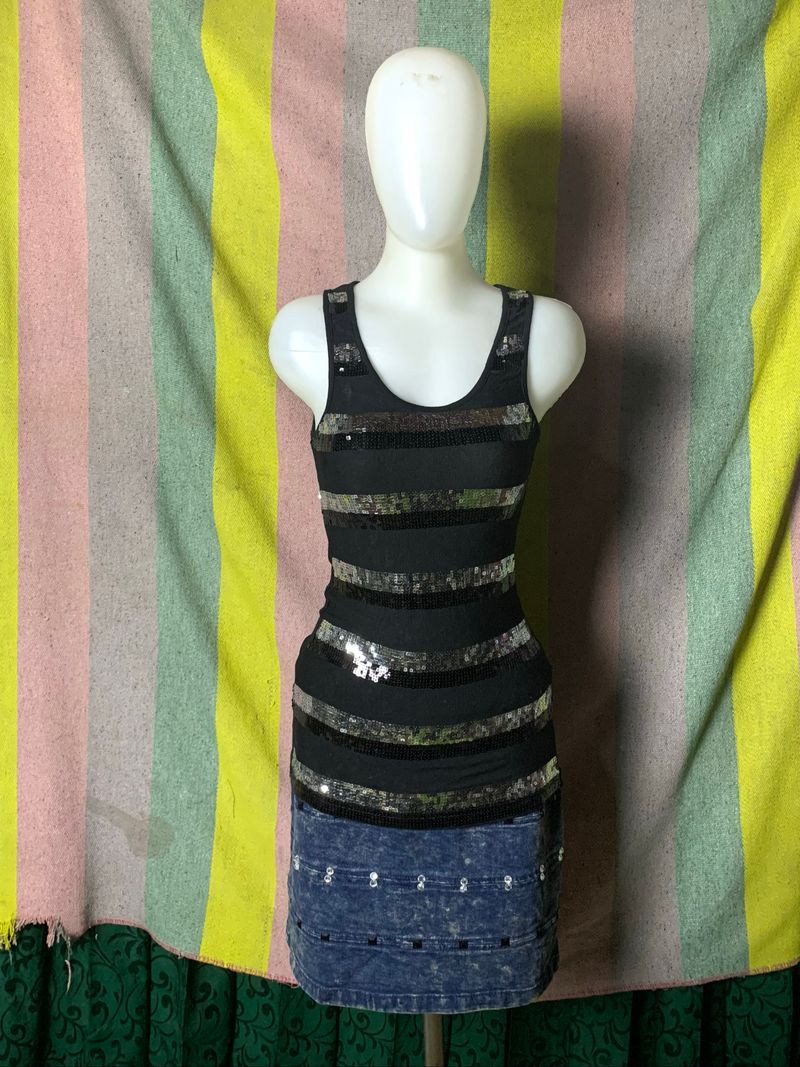 Jujuha stripe sequin tanktop, foto 2