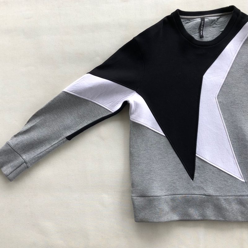 Neil Barrett Luxury Sweatshirt Pria gray, foto 2
