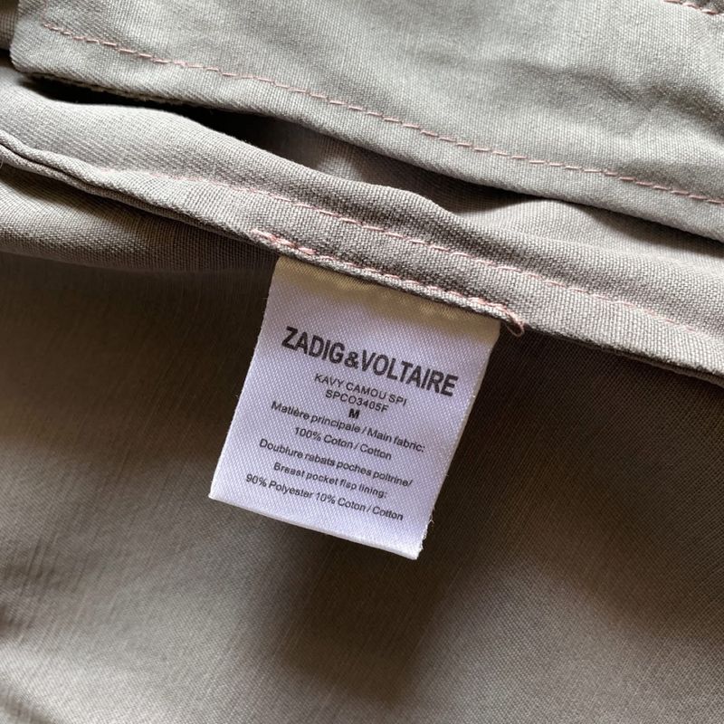 Zadig & Voltaire Kavy Embroidered Camo Utility Jacket, foto 8