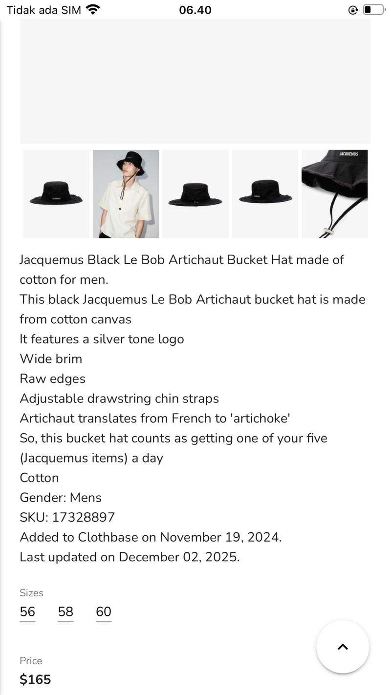 JACQUEMUS BUCKET HAT UNISEX, foto 6