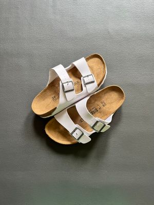 Birkenstock Arizona Birko-Flor White