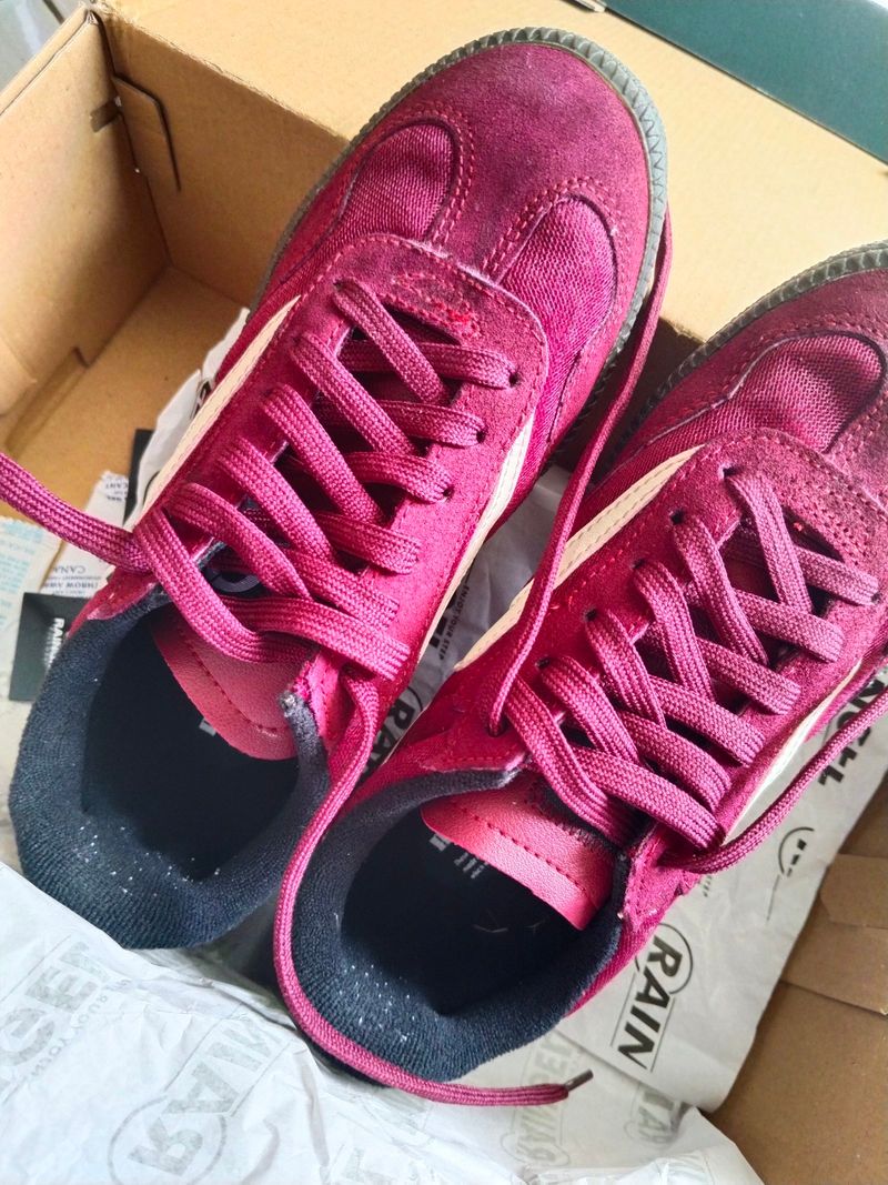 Raingel maroon size 37 (bisa nego), foto 2