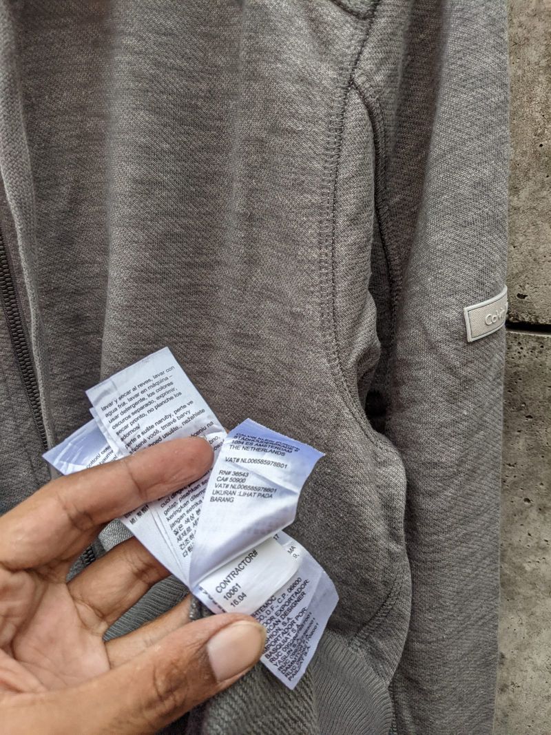 Zipper Hoodie Calvin Klein Patch, foto 5