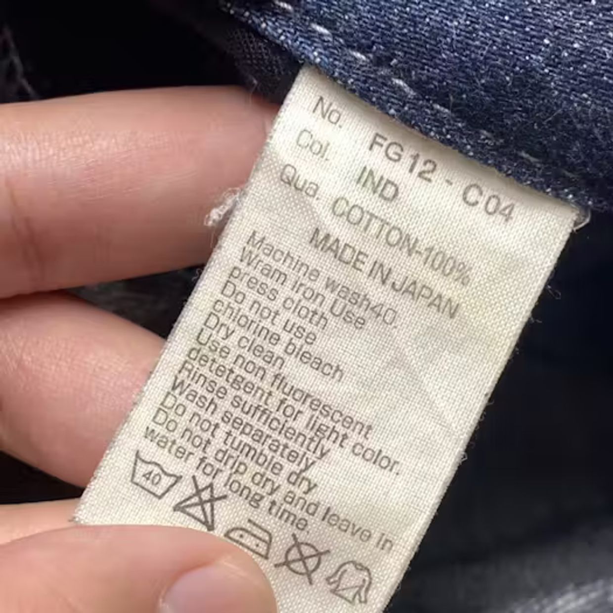 FUGA Vintage Y2K Jeans Pria blue, foto 6