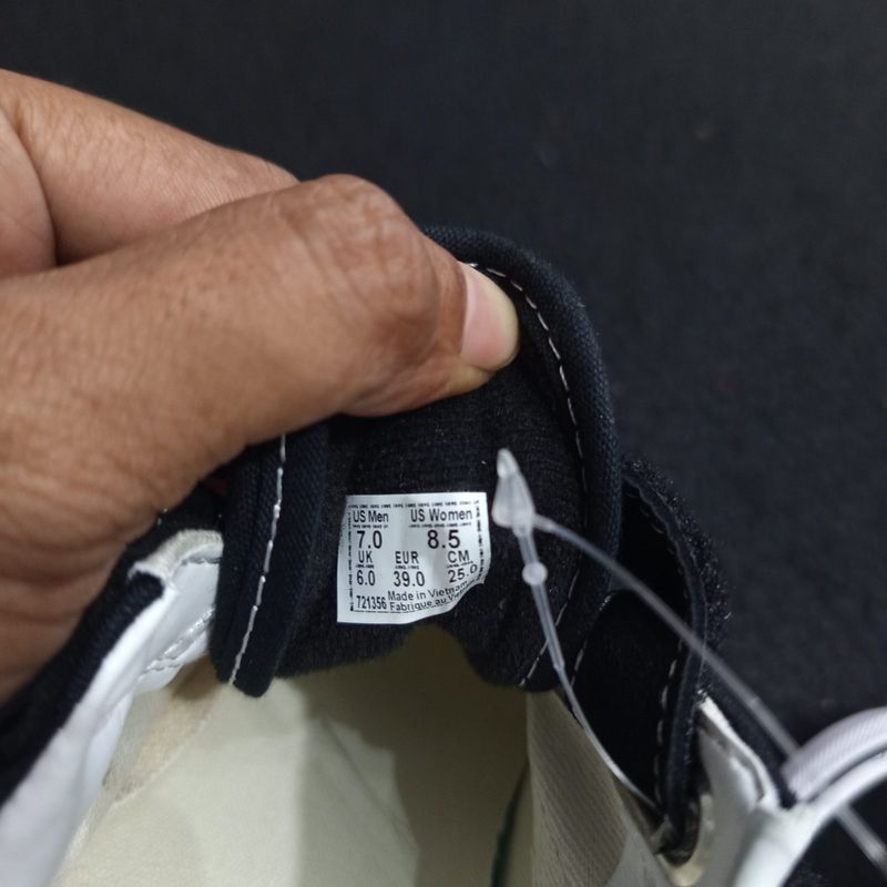 Vans Old Skool Velcro Black White, foto 5