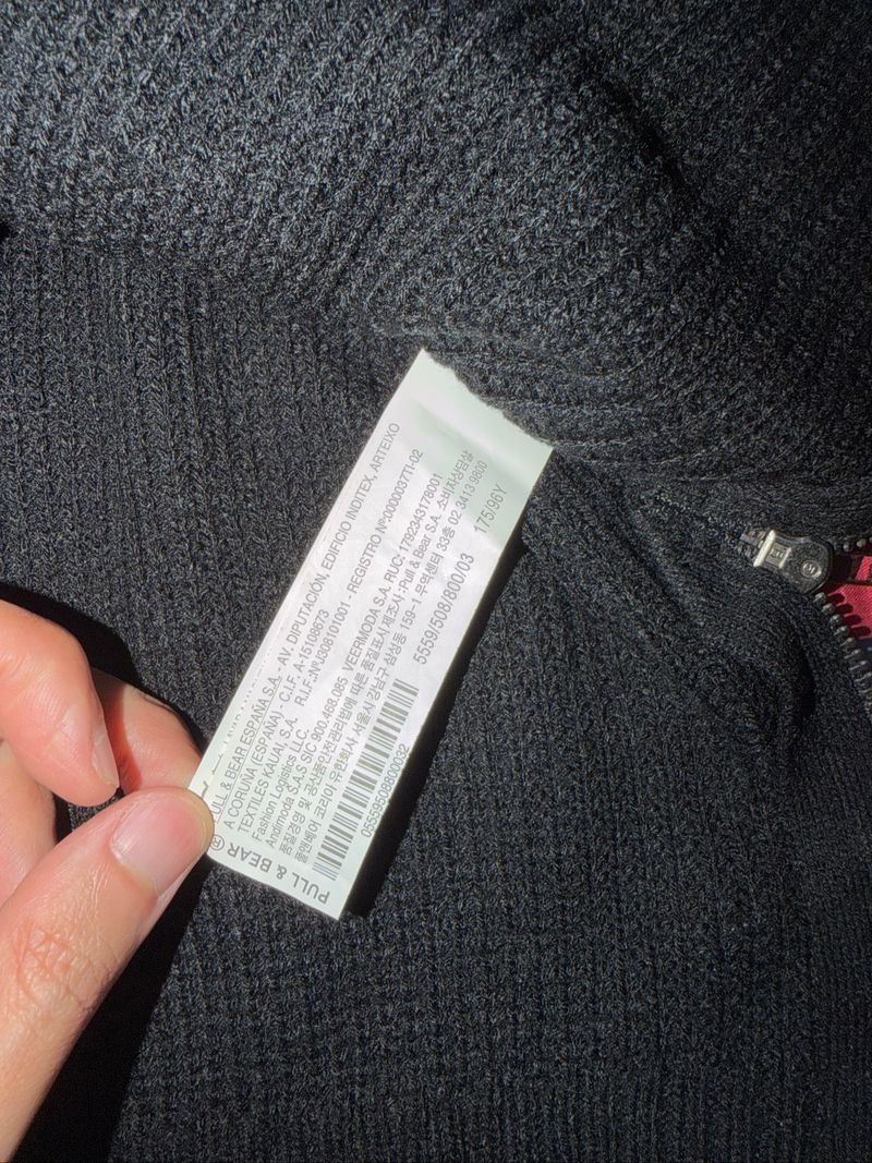 Pull&Bear Black Sweater, foto 3