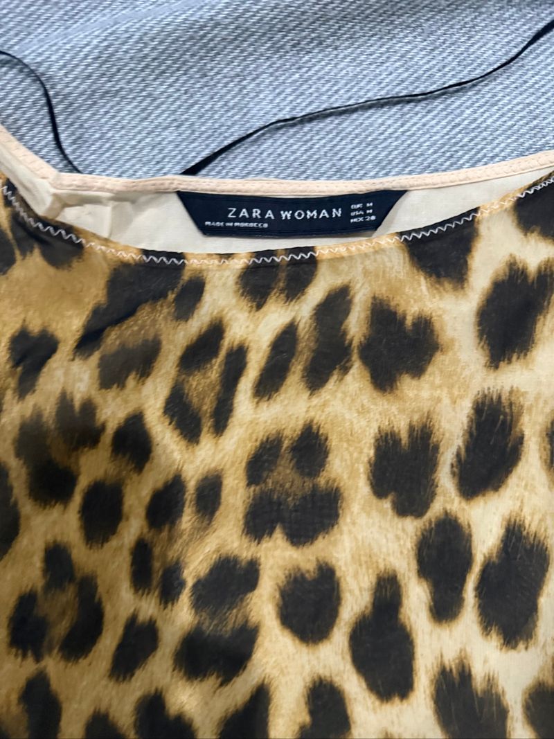 Zara leopard print shirt, foto 2