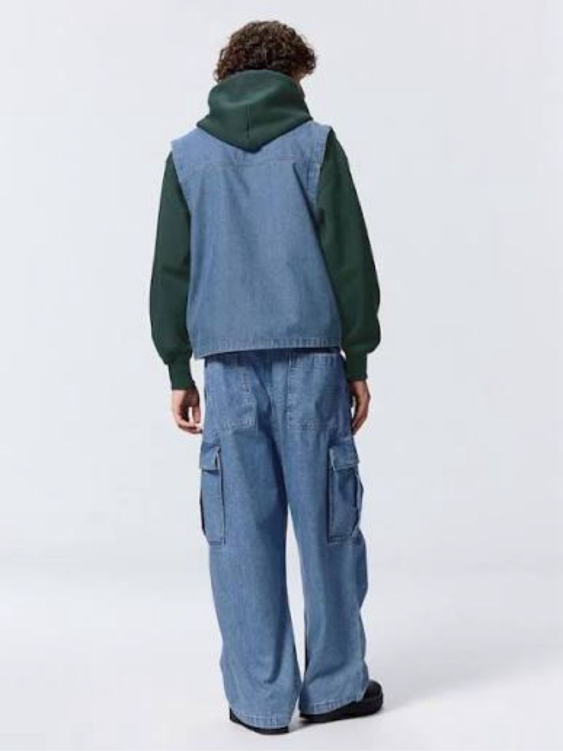 Denim balon/ super wide cargo pants, foto 7