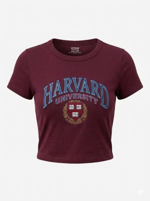Cotton On Women's Burgundy T-shirt