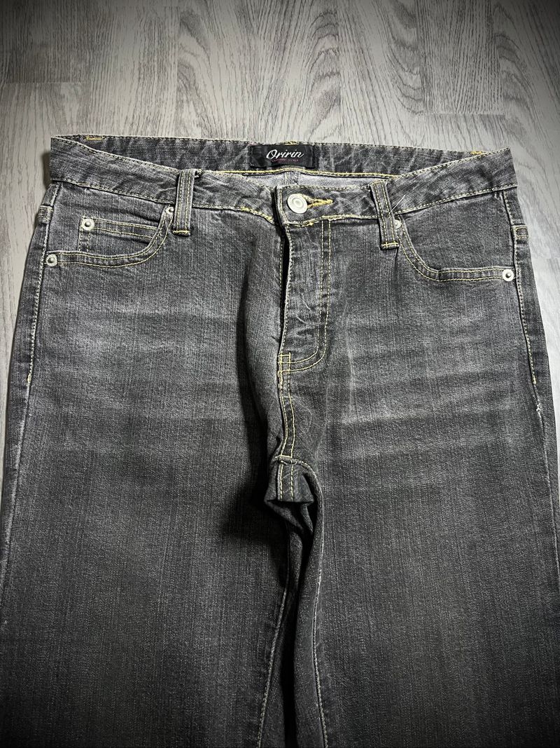 ༺Oririn Flare Jeans Grey Lowwaist༺, foto 3
